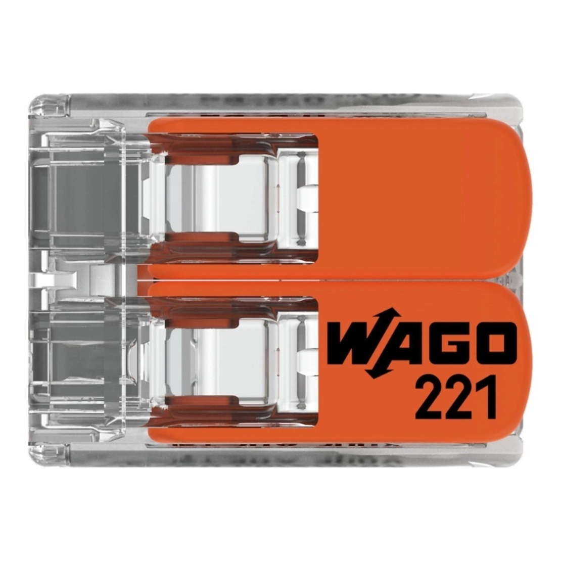 Бърза връзка Compact, за всички видове проводници от 0,5 до 6 mm² - 2-ка - Wago Compact 221-612
