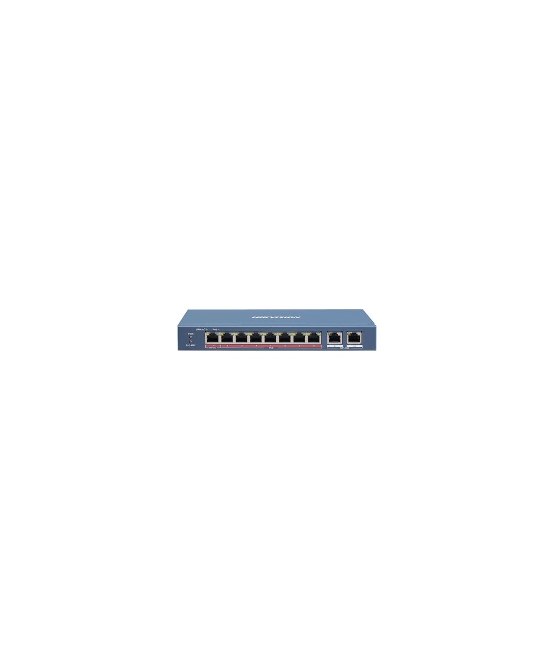 PoE Суич HikVision DS-3E1310HP-EI, 100Mb, 110W, 8+2p