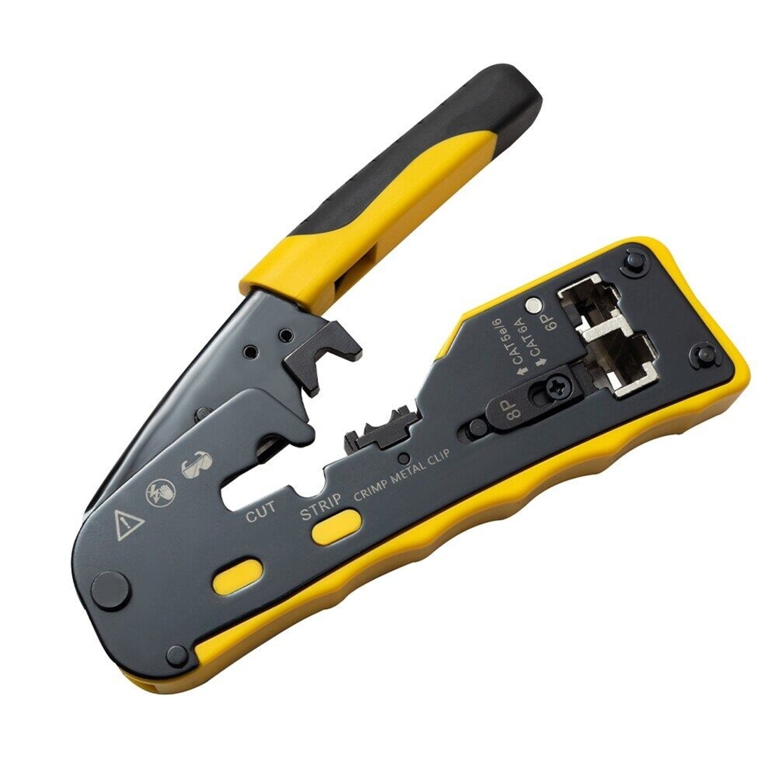 Клещи кримпващи Pass-Through, Cat6a/7RJ45, RJ12, RJ11, 806ER