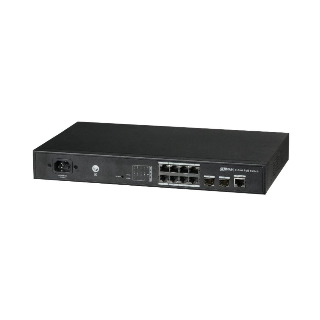 11 портов PoE мрежов комутатор L2 неуправляем - DAHUA PFS4210-8GT-150