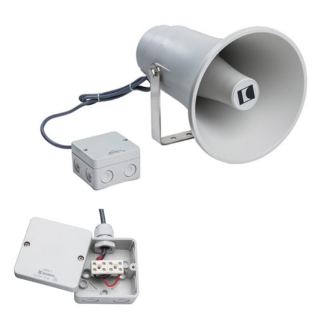Рупорен високоговорител1.9/3.75/7.5/15W,IP66 - ic-audio DK 15/T-EN54 30400073