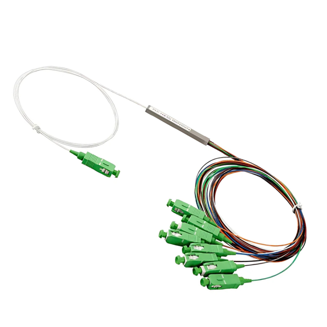 Мини PLC сплитер SC/APC 1x8 0.5м