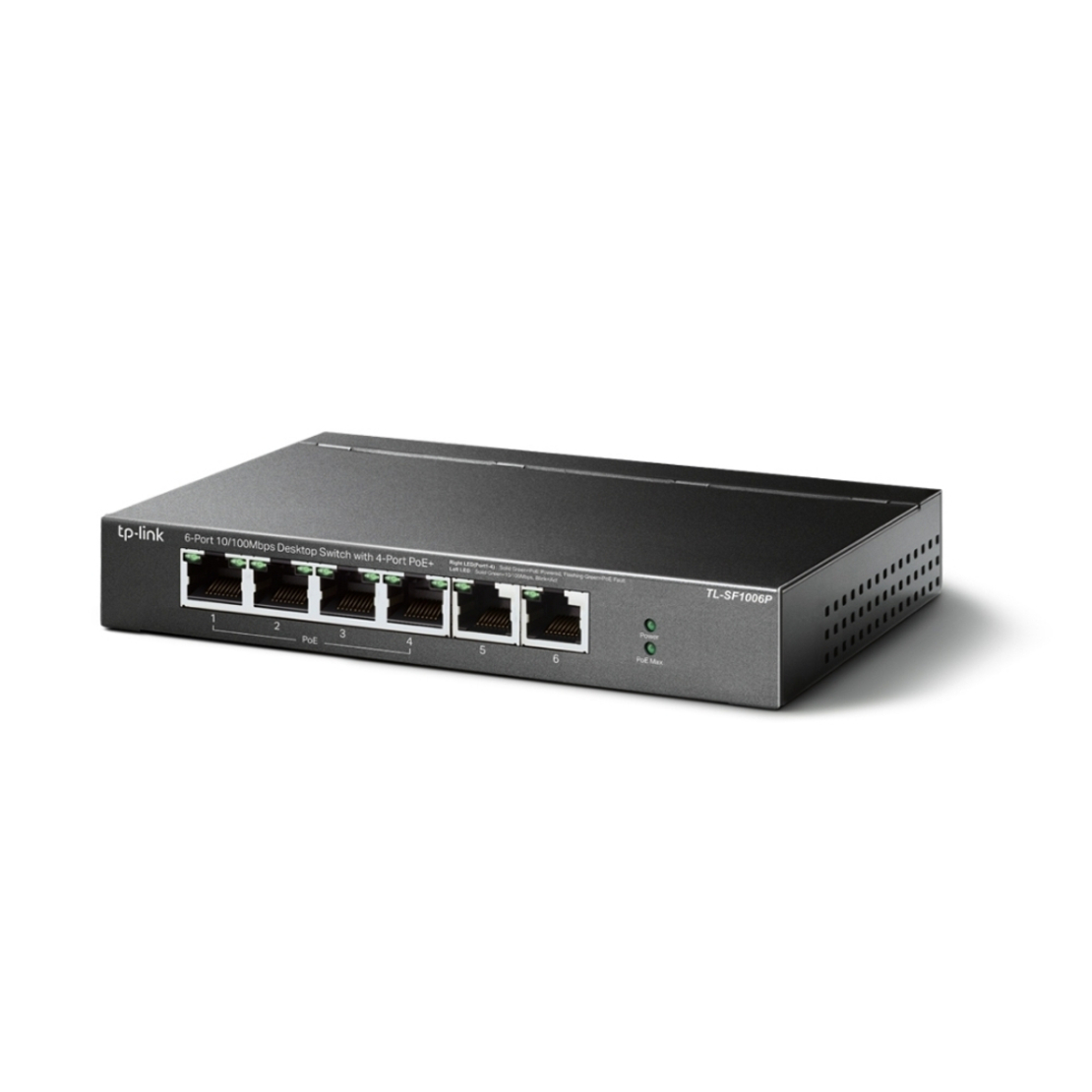 6-портов 10/100Mbps Desktop Switch с 4-порта PoE+ - Omada by TP-Link SF1006P