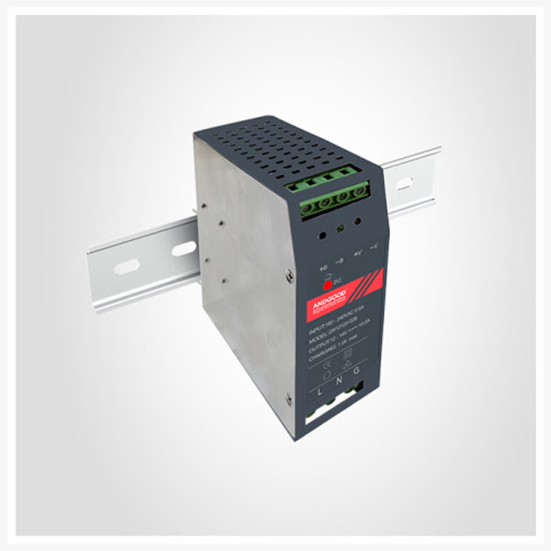 Захранване за DIN шина 12V/10A UPS функция - ANDGOOD DR12120-01B