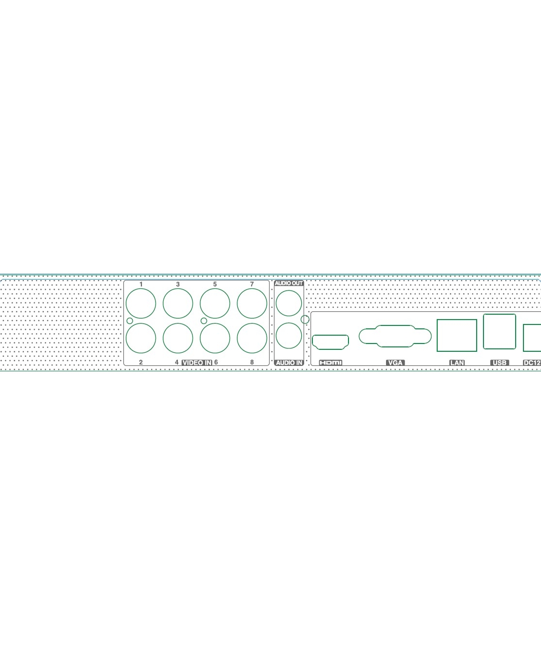 DVR TVT 8CH Hybrid TD-2008NS-HL-L, +2CH IPC