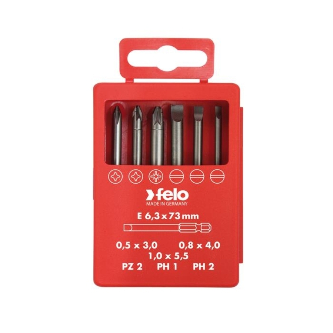 Комплект битове за електротехници 6 броя - Felo Profi FL3092716