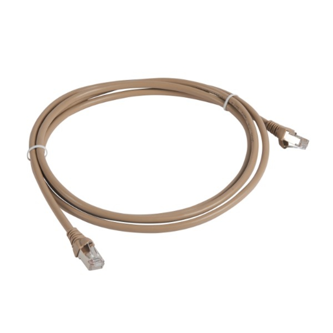 Корда C5e F/UTP 2.0 m PVC, кафява - Legrand Linkeo 632741