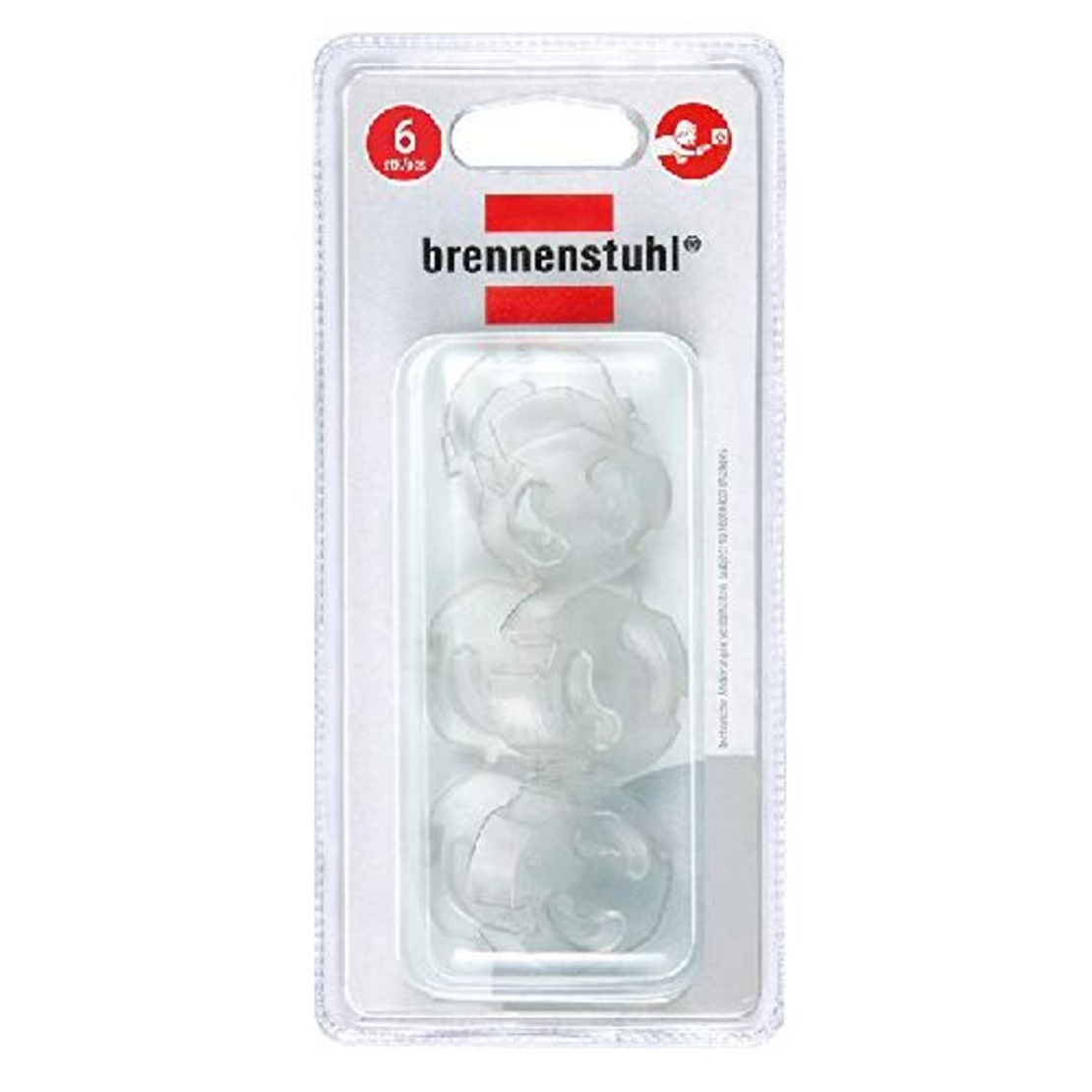 Детска защита за контакт 6бр. комплект Прозрачни - Brennenstuhl Child Protect BS1164480