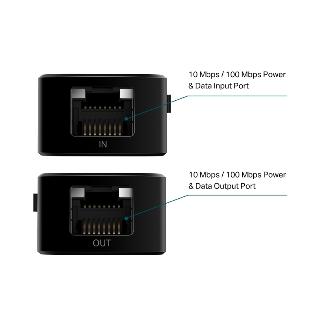 Extender PoE+, до 250m 10Mbps - Omada by TP-Link POE10E