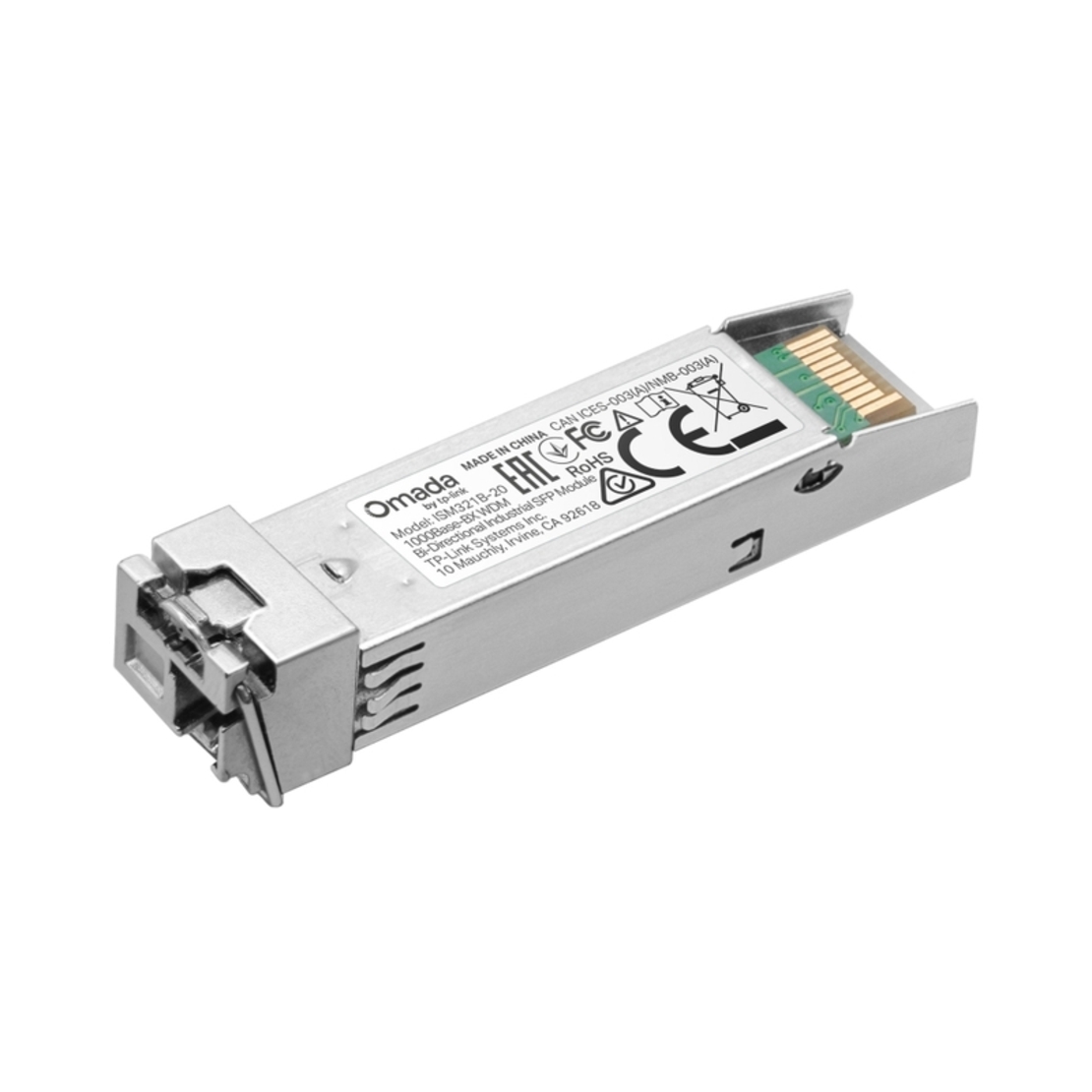 Индустриален WDM Bi-Directional SFP модул 1000Base-BX, 20 km - Omada by TP-Link ISM321B-20