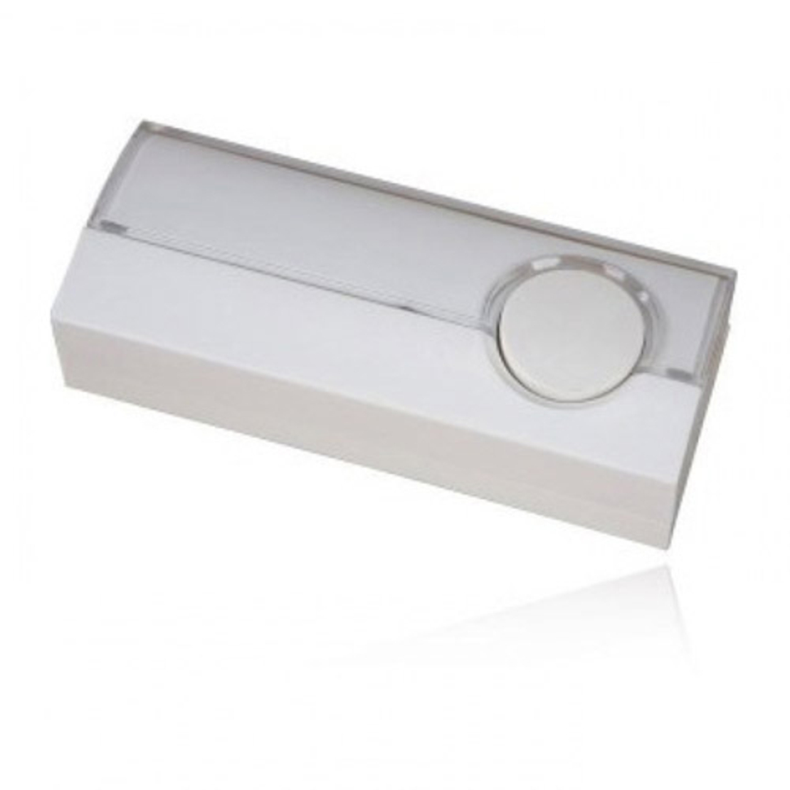 Бутон за звънец светещ Бял - Zamel Button ZA0019