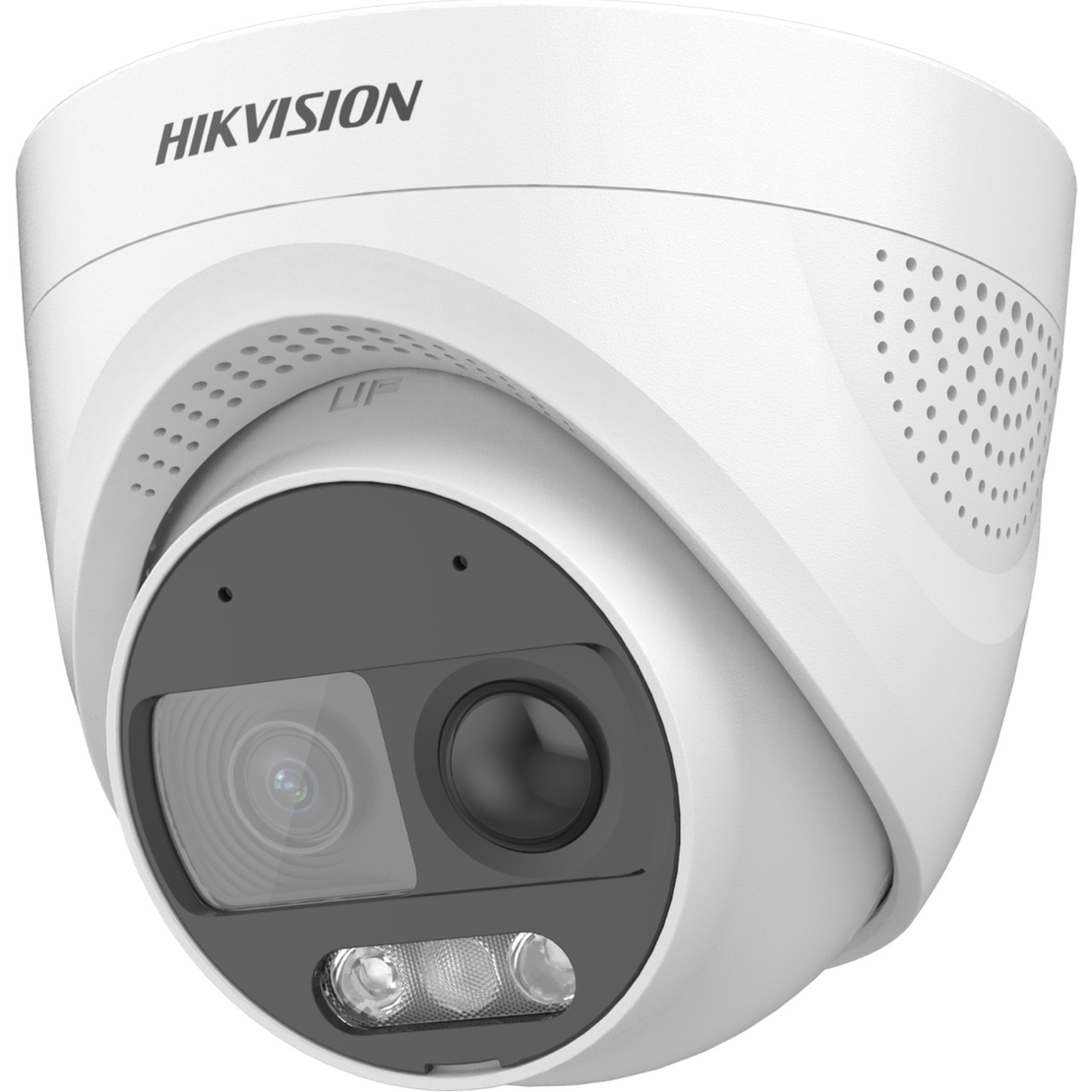 Камера HikVision DS-2CE72DF3T-PIRXOS, 2MP ColorVu PIR Siren Audio Fixed Turret Camera