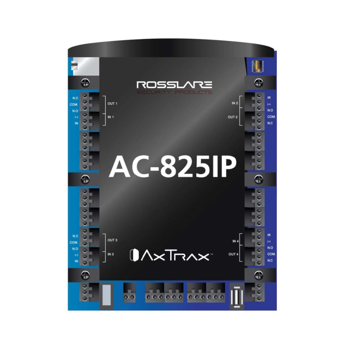 Контролер до 4 врати + 12 разширителни модула - Rosslare AC-825IP