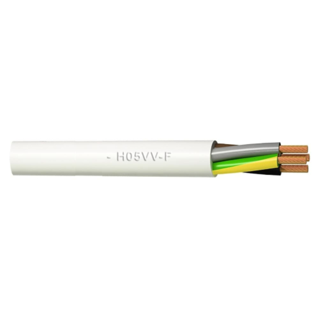 Кабел H05VV-F 3x1.50 бял - 100 m - BG H05VV-F 4013030015