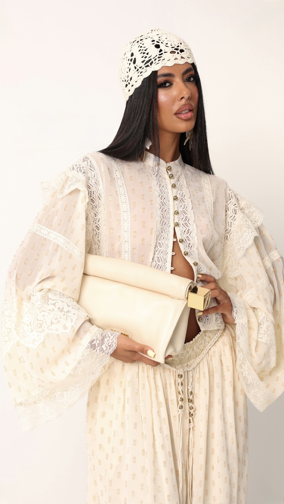 Комплект в екрю “Boho”