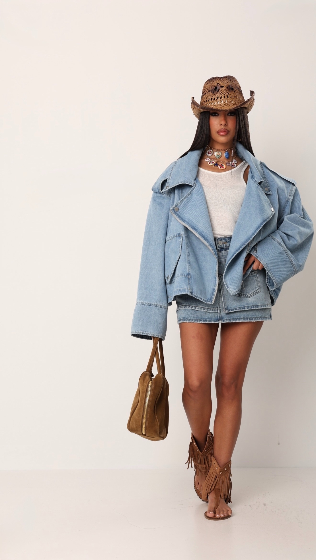 Дънково яке „Oversize“