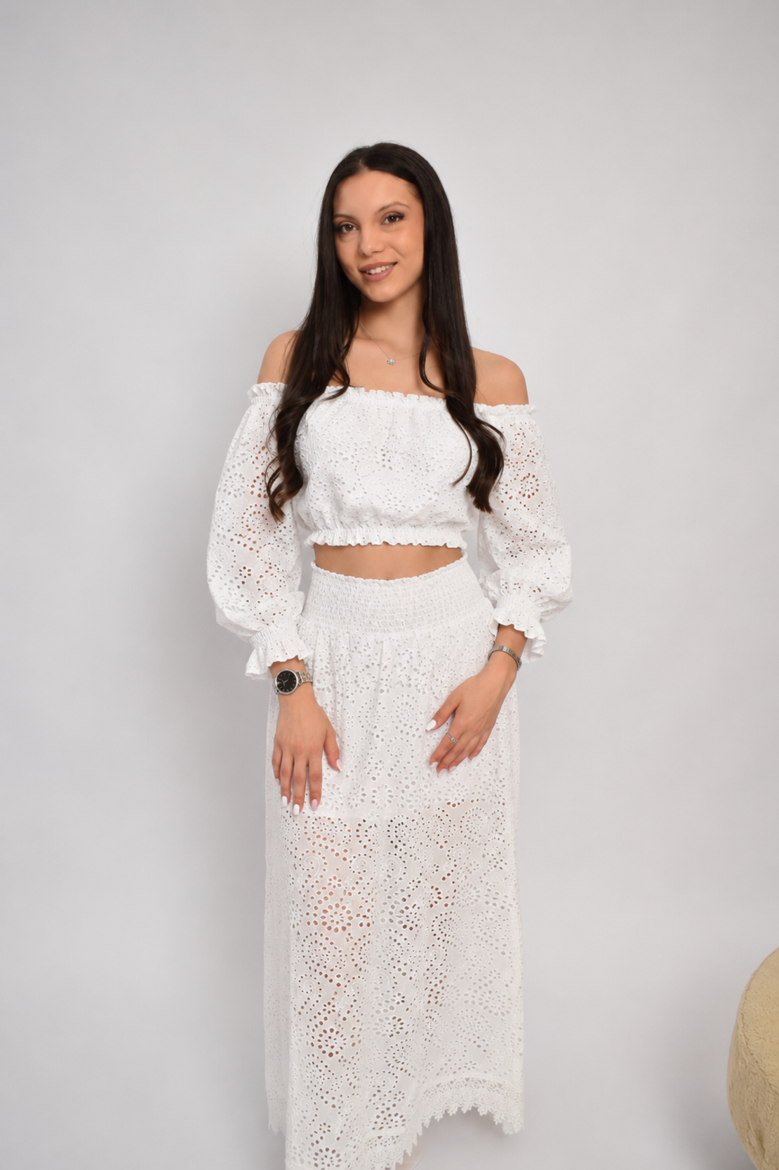 White Guess Rafa – Комплект Пола и Блуза