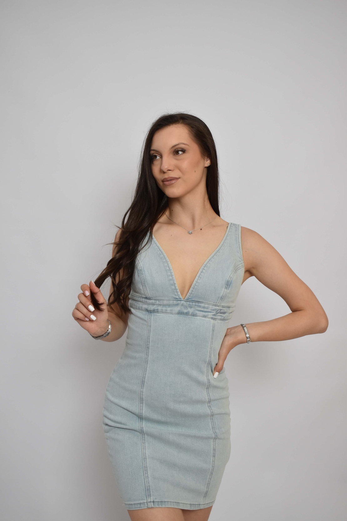 Рокля Guess - Blue