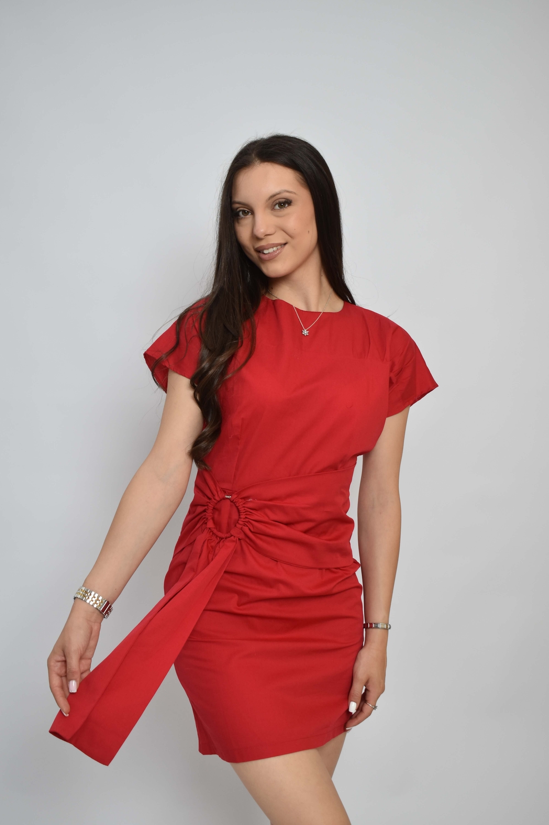 Рокля Trendyol - Red