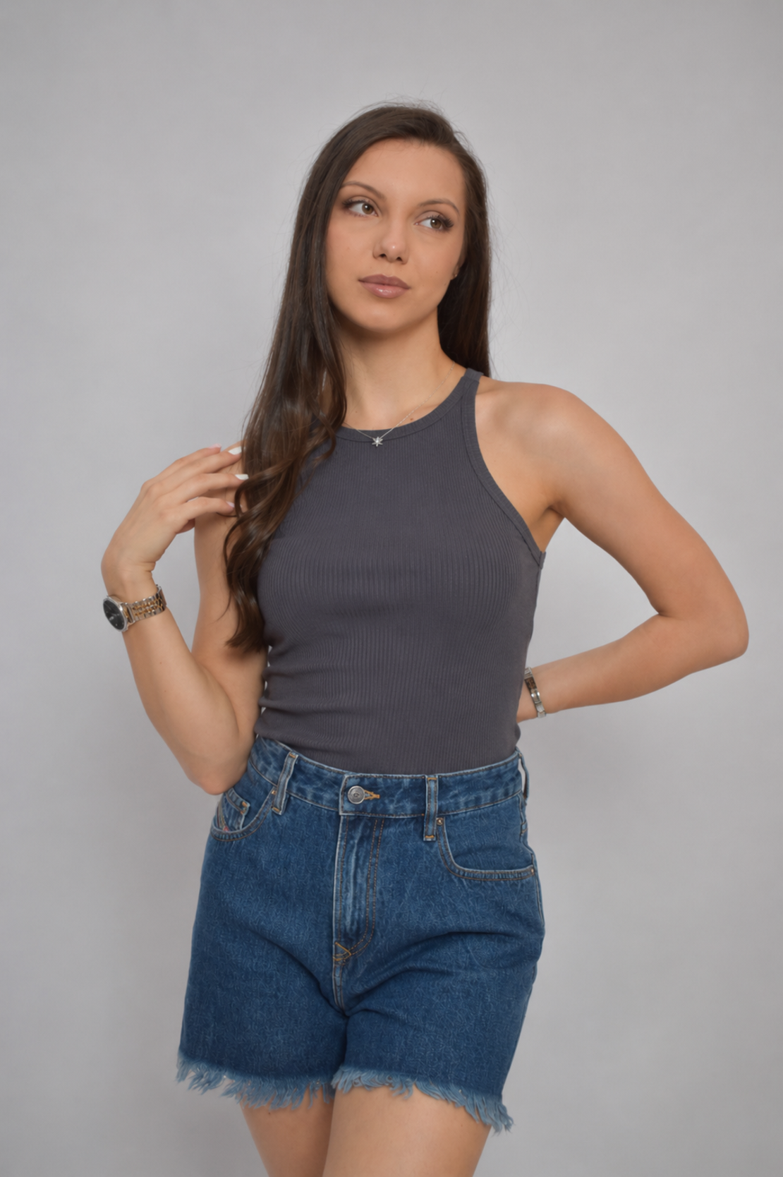 Тъмно - сив потник - Vero Moda Chloe