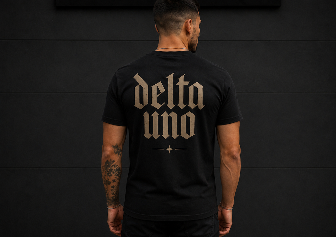 Тениска Черна DELTA UNO SICARIO