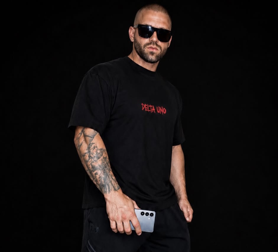 DELTA UNO Regular Fit T-Shirt – “HANDLE MY BUSINESS”