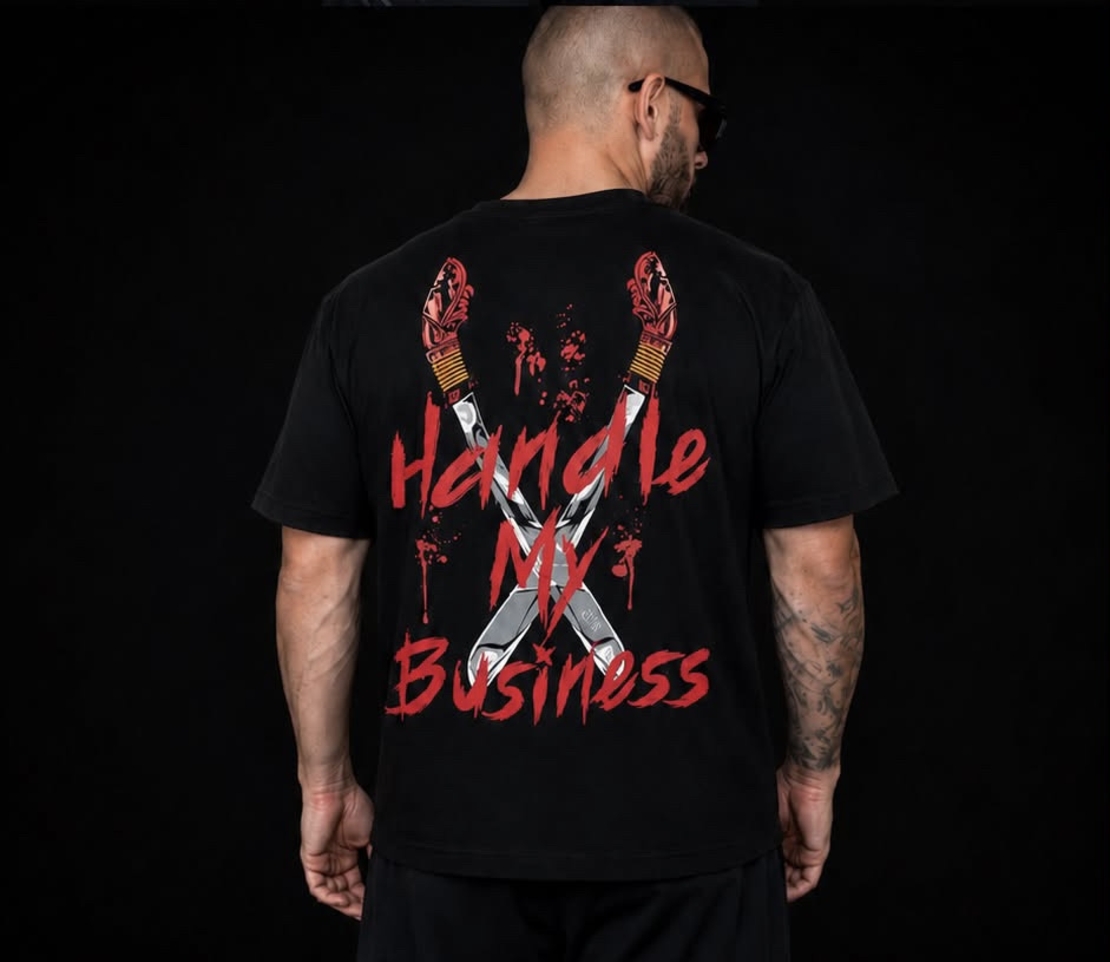 DELTA UNO Regular Fit T-Shirt – “HANDLE MY BUSINESS”
