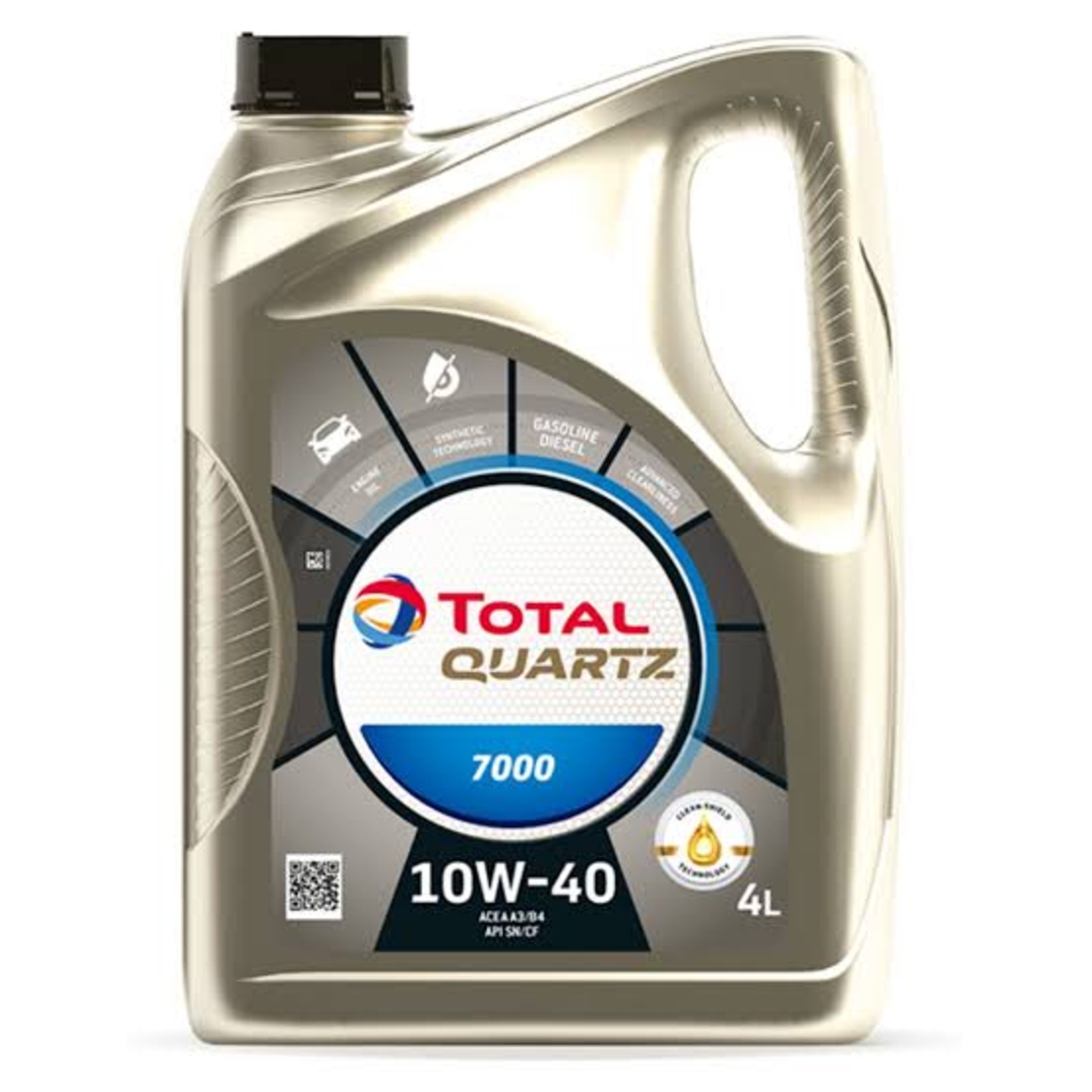 Масло TOTAL QUARTZ 7000 10W40 - 4L