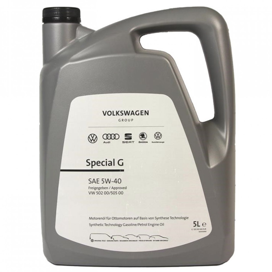 Моторно масло VAG Special G 5W-40 5л. G S55 502 M4