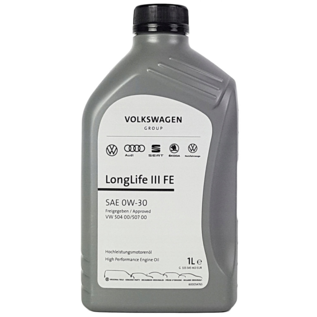Масло VW / VAG LongLife III FE 0W-30 –  1 Литър G S55 545 G2