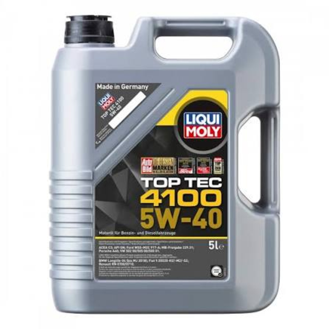 Масло LIQUI MOLY Top Tec 4100 5W‑40 - 5 Литра