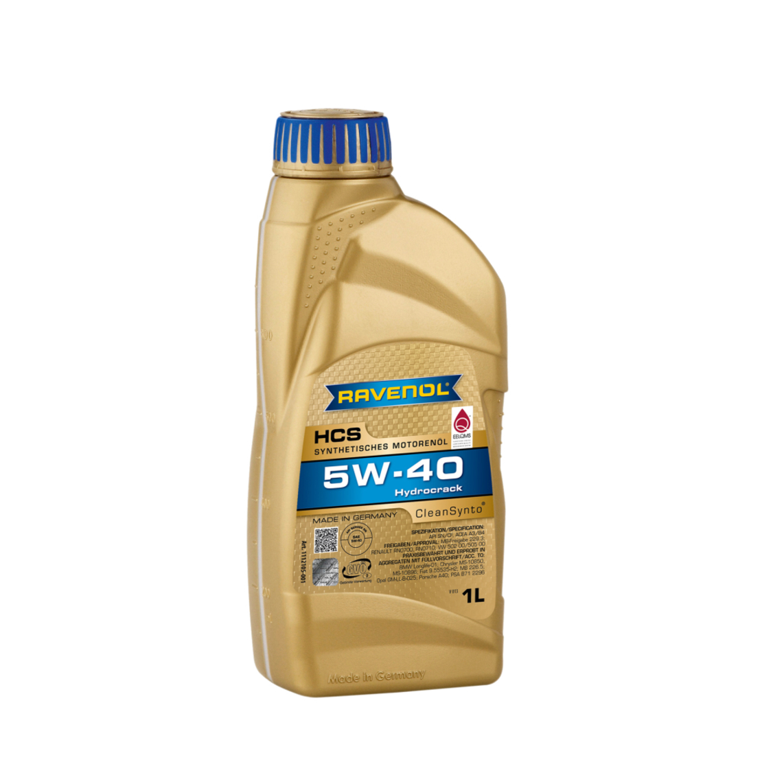 Моторно масло RAVENOL HCS 5W-40 1л.