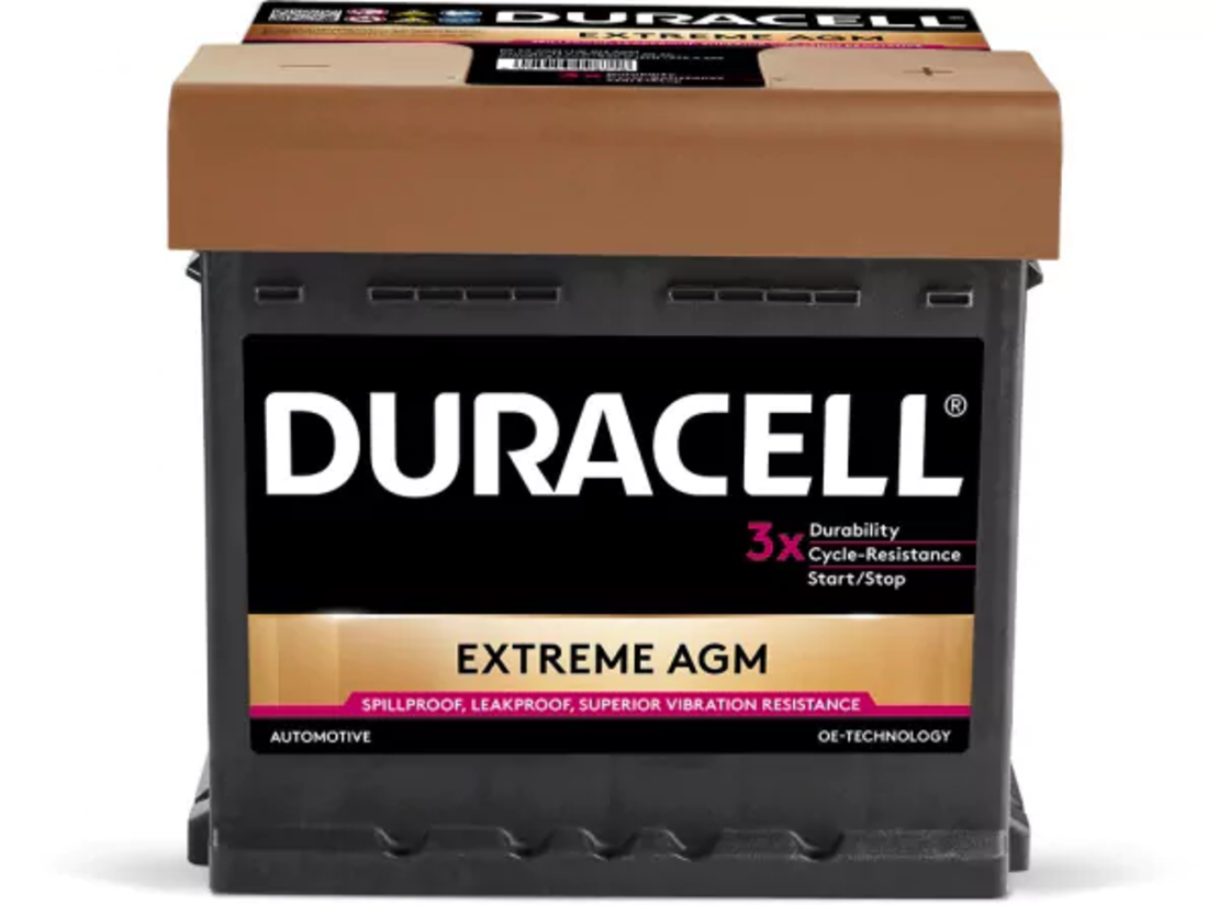 Акумулатор Duracell Extreme AGM 12V 50Ah DE50 540A