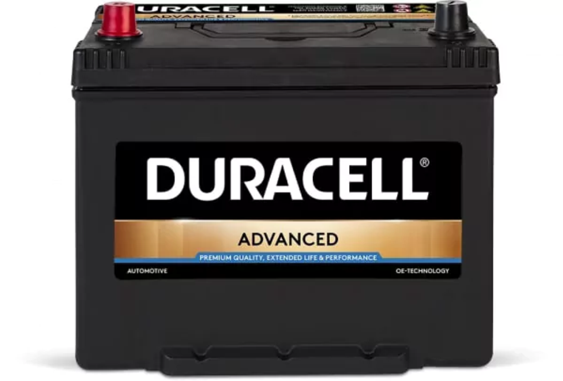 Акумулатор Duracell Advanced JIS 12V 70Ah 570A DA70L /л+/