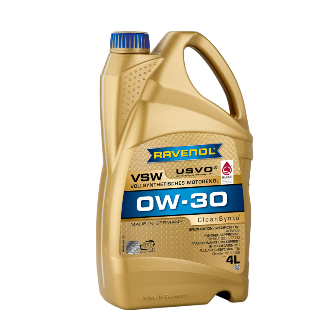 Моторно масло RAVENOL VSW 0W-30 4л.