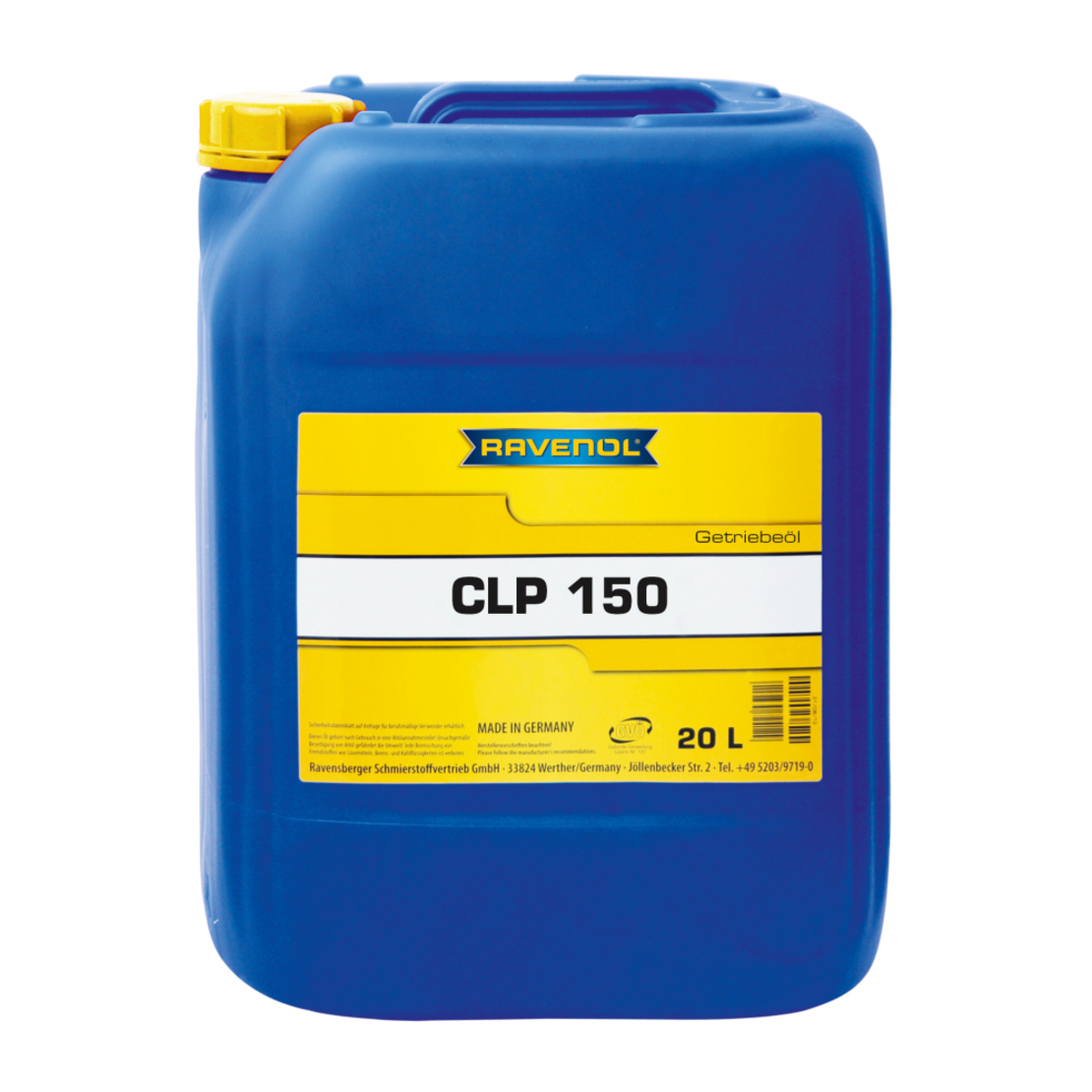 Редукторно масло RAVENOL Getriebeoel CLP 150 20л.