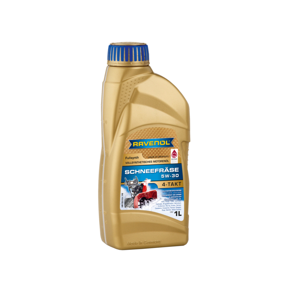 Моторно масло RAVENOL Schneefrase 4-Takt 5W-30 1л.