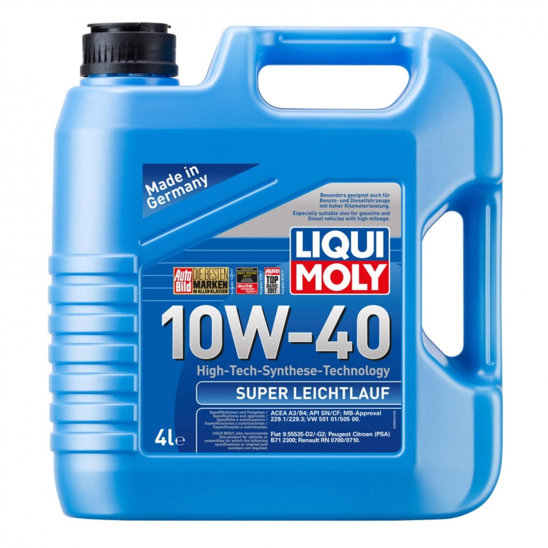 Масло LIQUI MOLY Leichtlauf 10W‑40  - 4 Литра