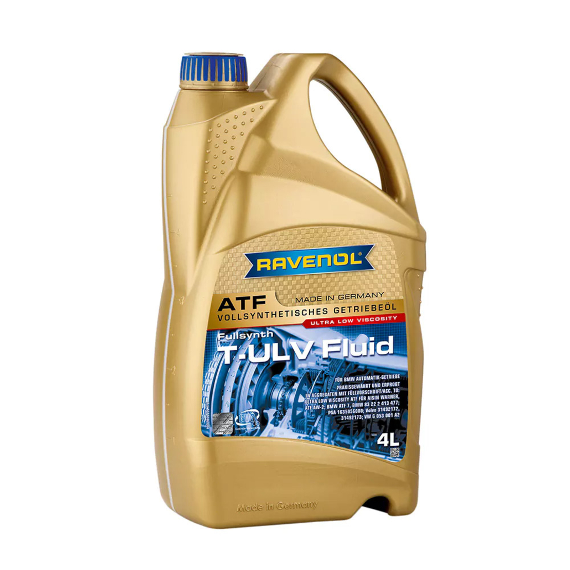 Трансмисионно масло RAVENOL ATF T-ULV FLUID 4л.