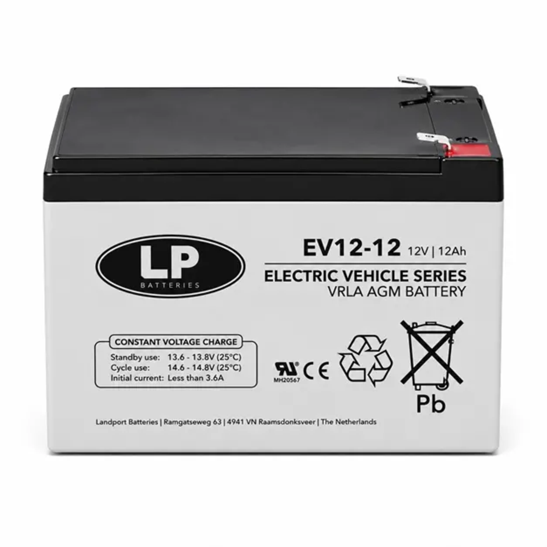 VRLA акумулатор LP Electric Vehicle 12V 12Ah EV12-12
