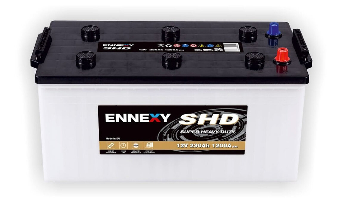 Акумулатор Ennexy Super Heavy Duty 12V 230AH 1200A