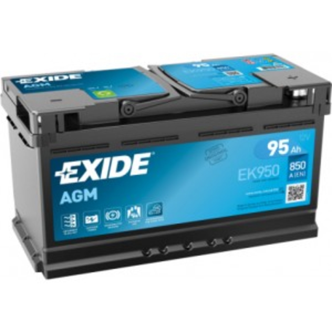Акумулатор Exide Start-Stop AGM 12V 95Ah 850A EK950