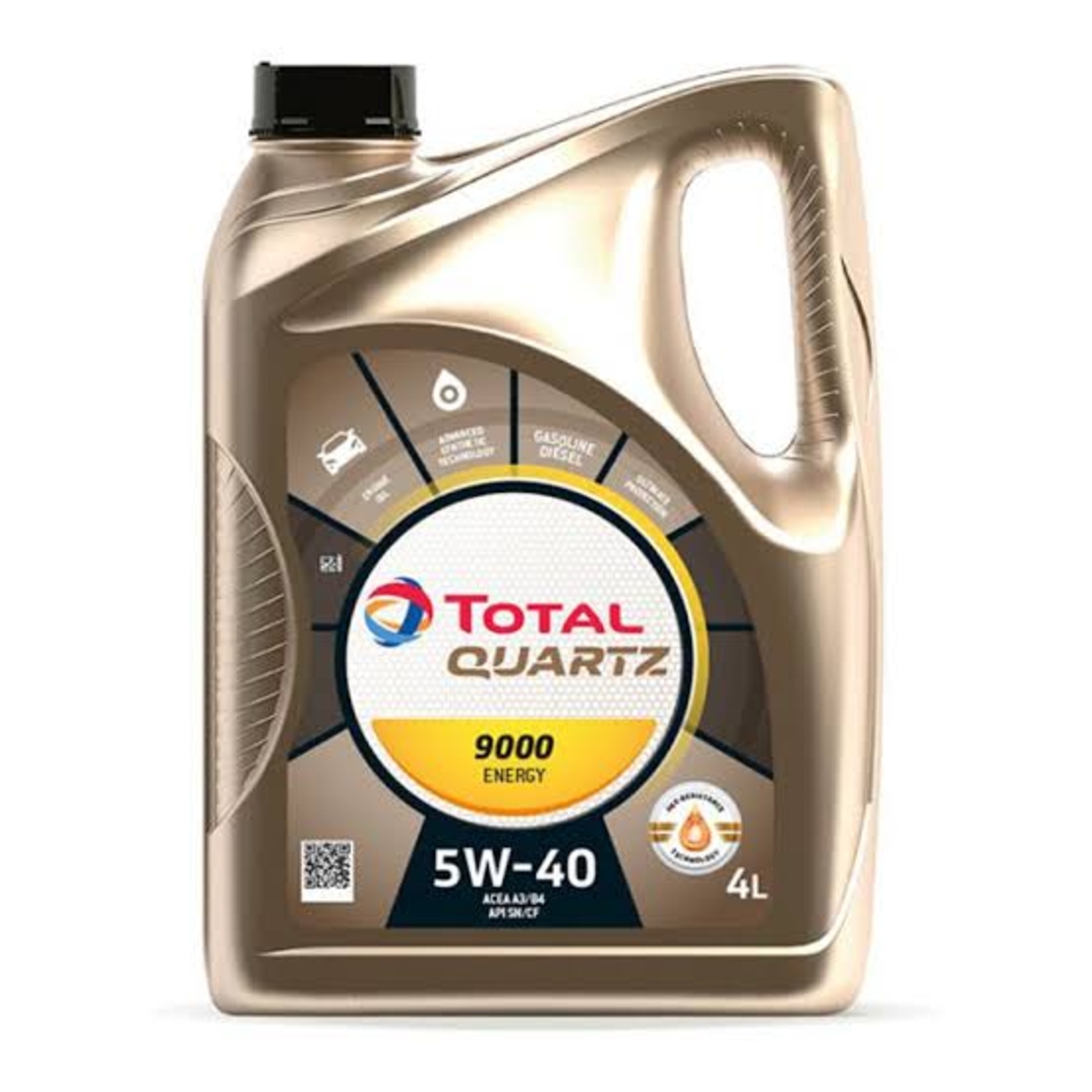Масло TOTAL QUARTZ 9000 ENERGY 5W40 - 4 Литър