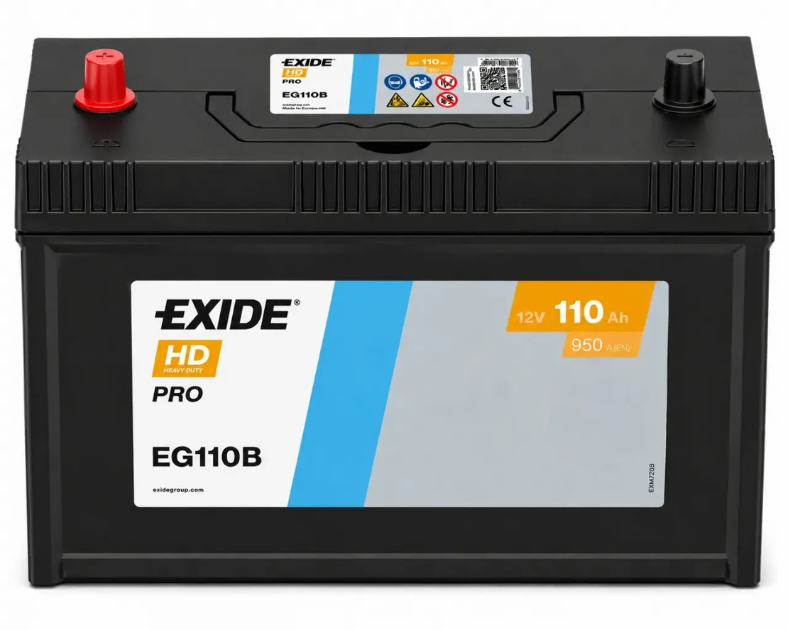 Акумулатор Exide Start PRO 12V 110Ah 950A EG100B John Deere