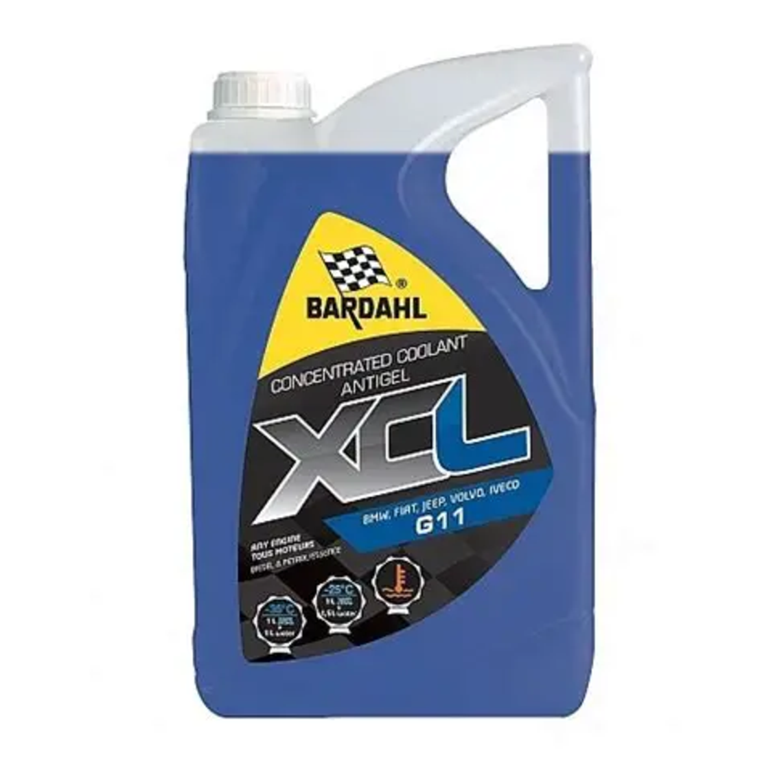 Bardahl –, Антифриз XCL G11 -25°C - 5л