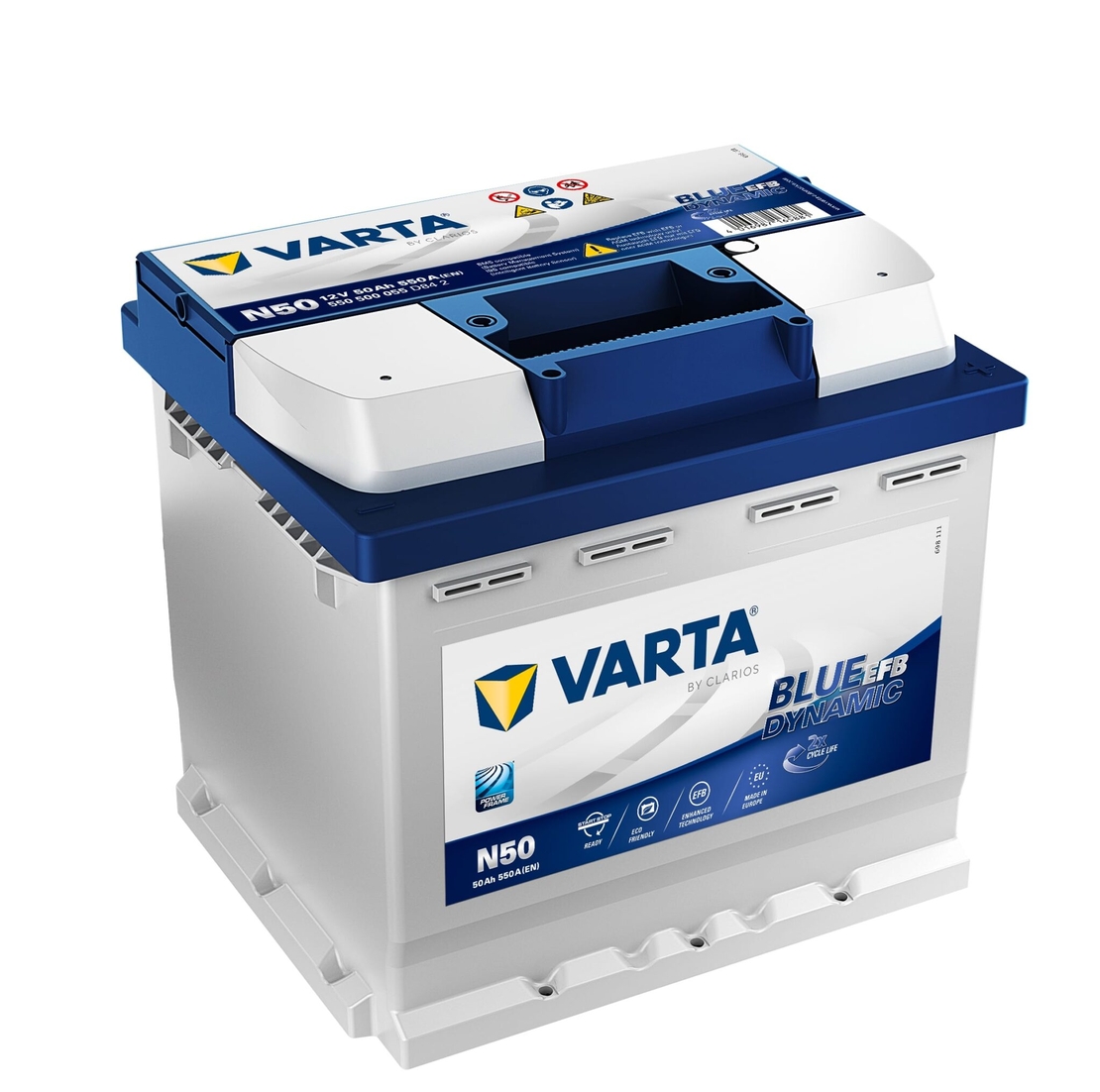 Акумулатор VARTA 12V 50Ah/550A Dynamic EFB START&STOP EFB (R+)