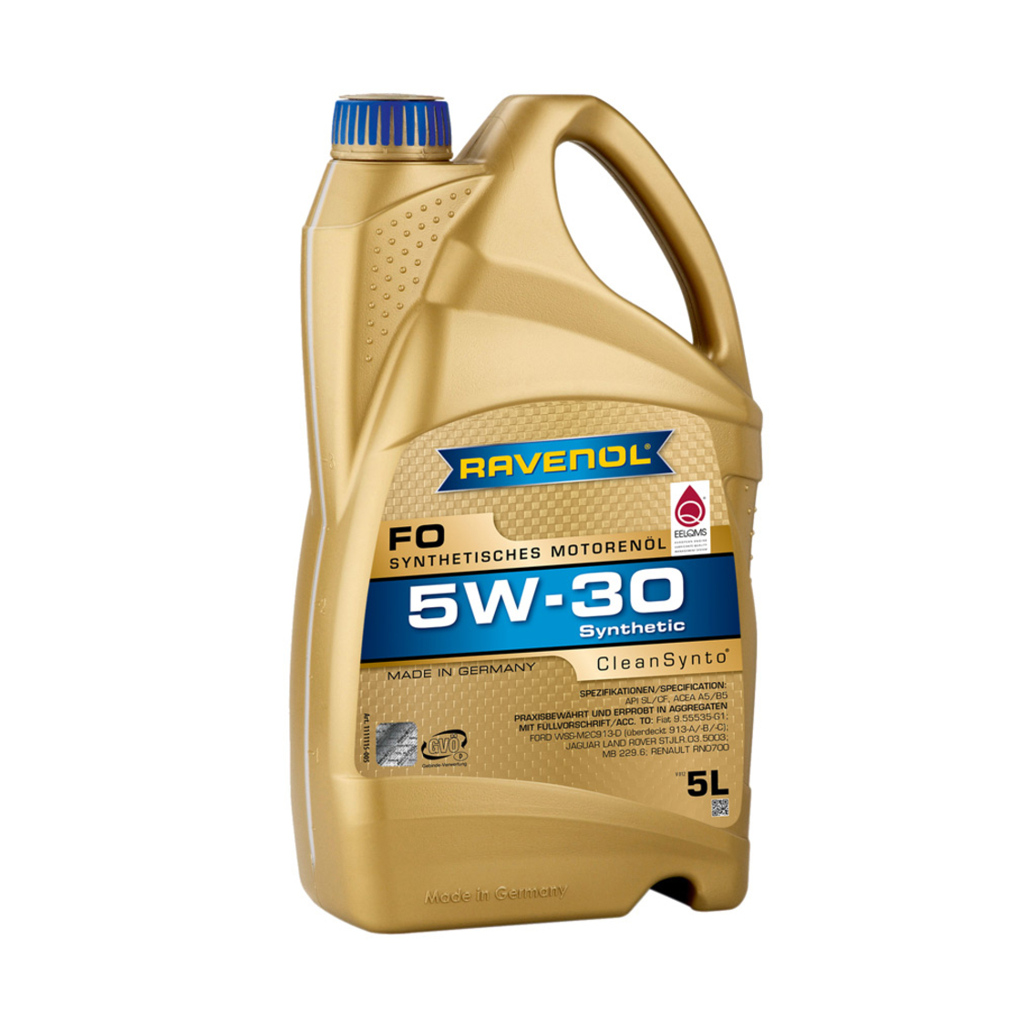 Моторно масло RAVENOL FO 5W-30 5л.