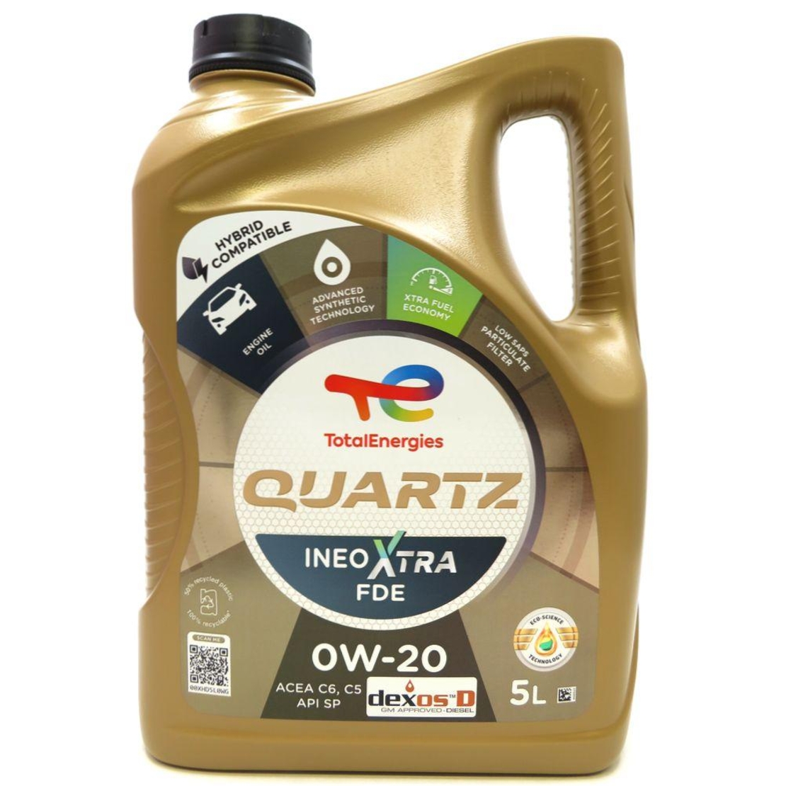 Mасло TOTAL QUARTZ XTRA FDE 0W-20 - 5 Литра