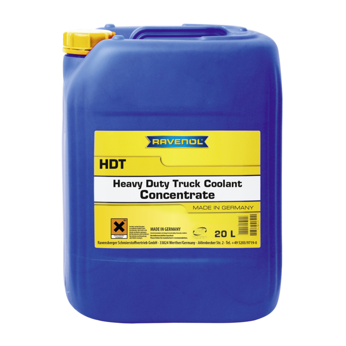 Антифриз RAVENOL HDT Heavy Duty Truck Cool. Concentrate 20л.