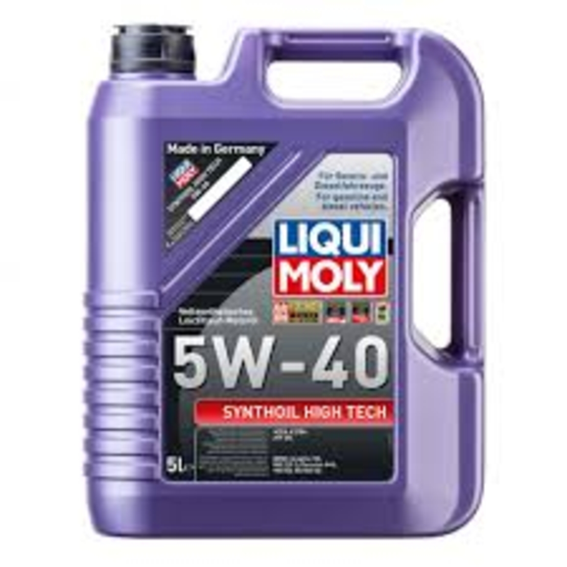 Масло LIQUI MOLY Synthoil High Tech 5W‑40 - 5 Литра